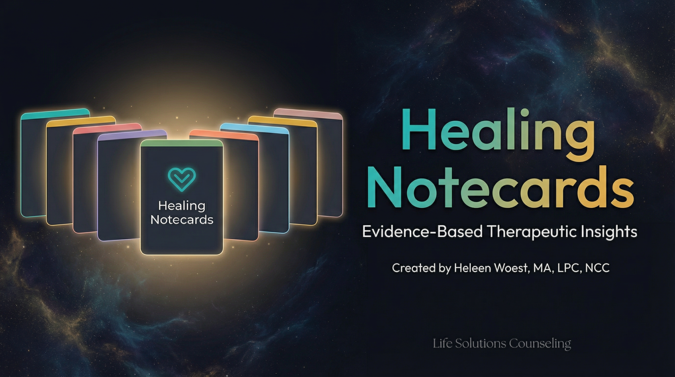 Healing Notecards - Professional Therapy Tool